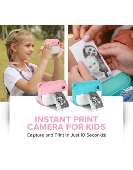 Детски Фотоапарат с Принтер и Селфи